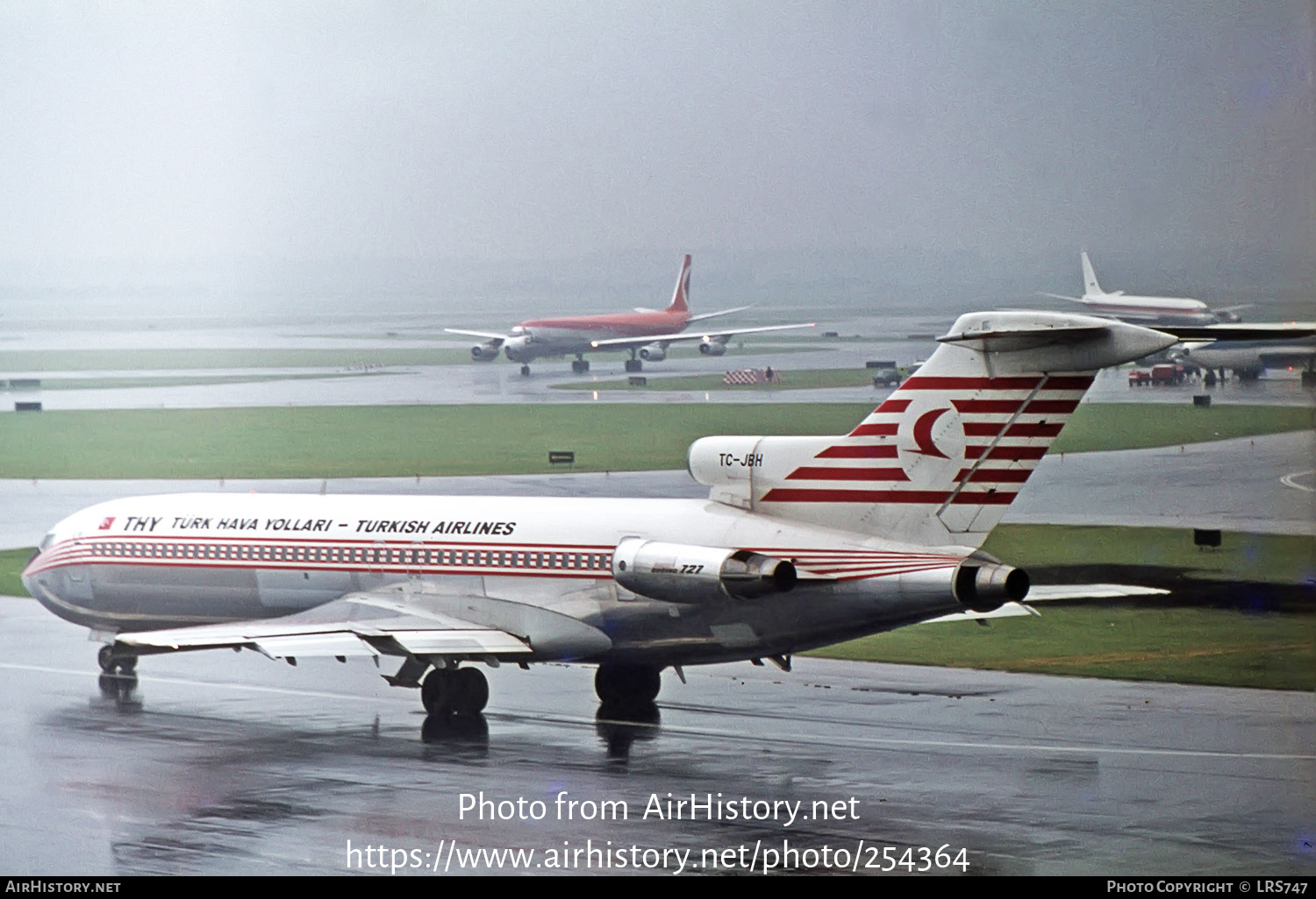 Aircraft Photo of TC-JBH | Boeing 727-2F2/Adv | THY Türk Hava Yolları - Turkish Airlines | AirHistory.net #254364