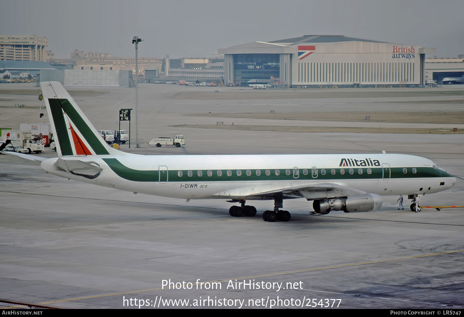 Aircraft Photo of I-DIWM | Douglas DC-8-43 | Alitalia | AirHistory.net #254377