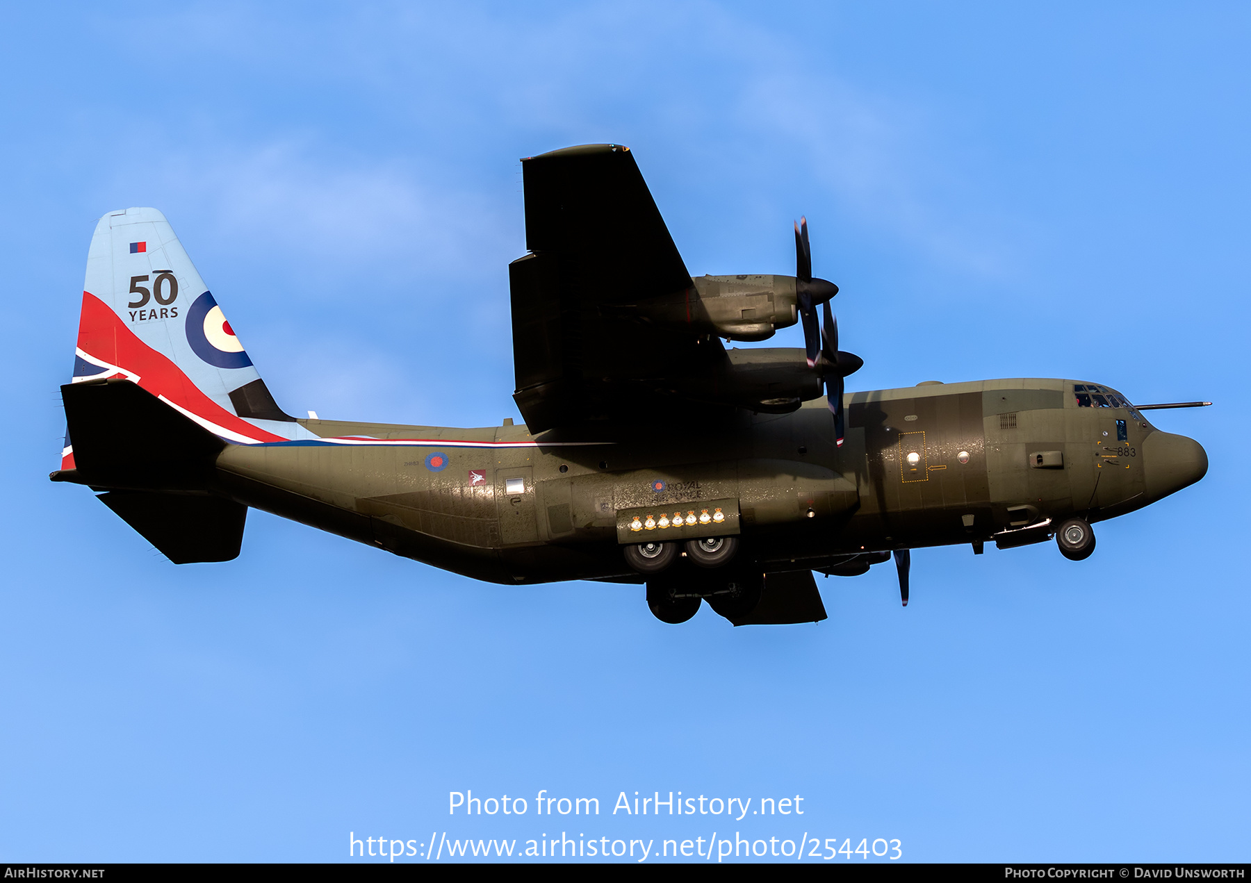 Aircraft Photo of ZH883 | Lockheed Martin C-130J Hercules C5 | UK - Air Force | AirHistory.net #254403