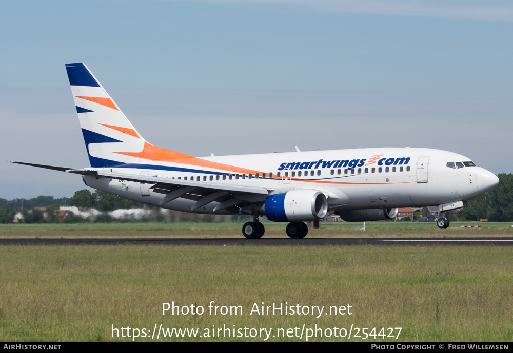 Aircraft Photo of OK-SWT | Boeing 737-7Q8 | Smartwings | AirHistory.net #254427