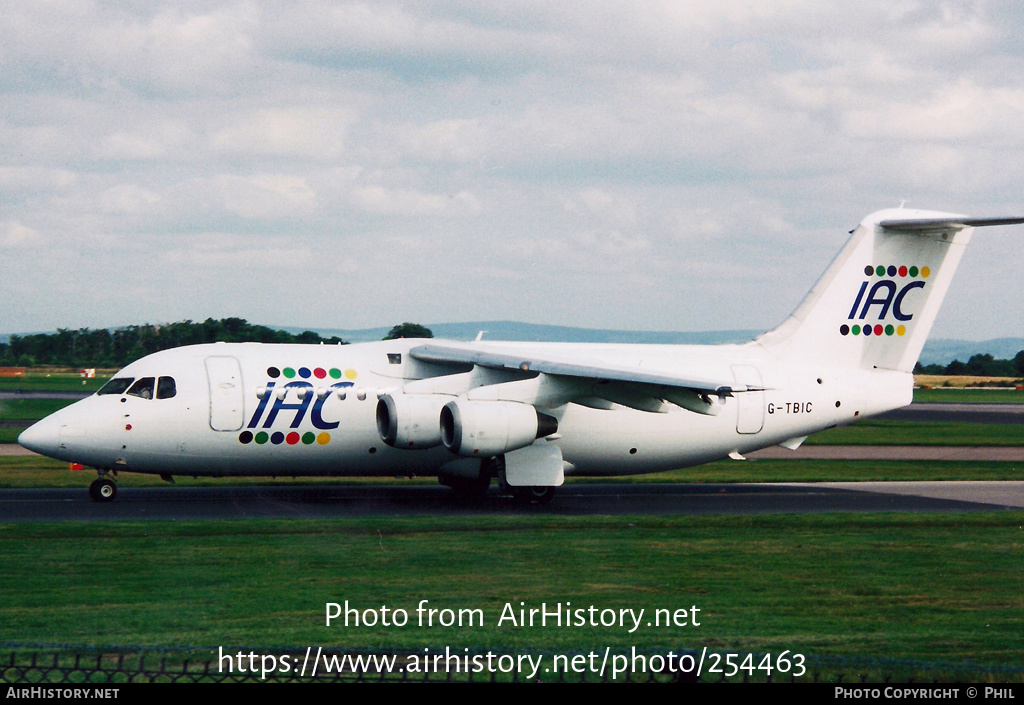 Aircraft Photo of G-TBIC | British Aerospace BAe-146-200A | IAC - Integrated Aviation Consortium | AirHistory.net #254463