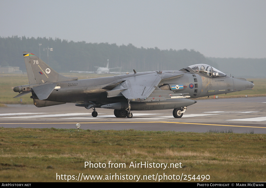 Aircraft Photo of ZG507 | British Aerospace Harrier GR9 | UK - Air Force | AirHistory.net #254490