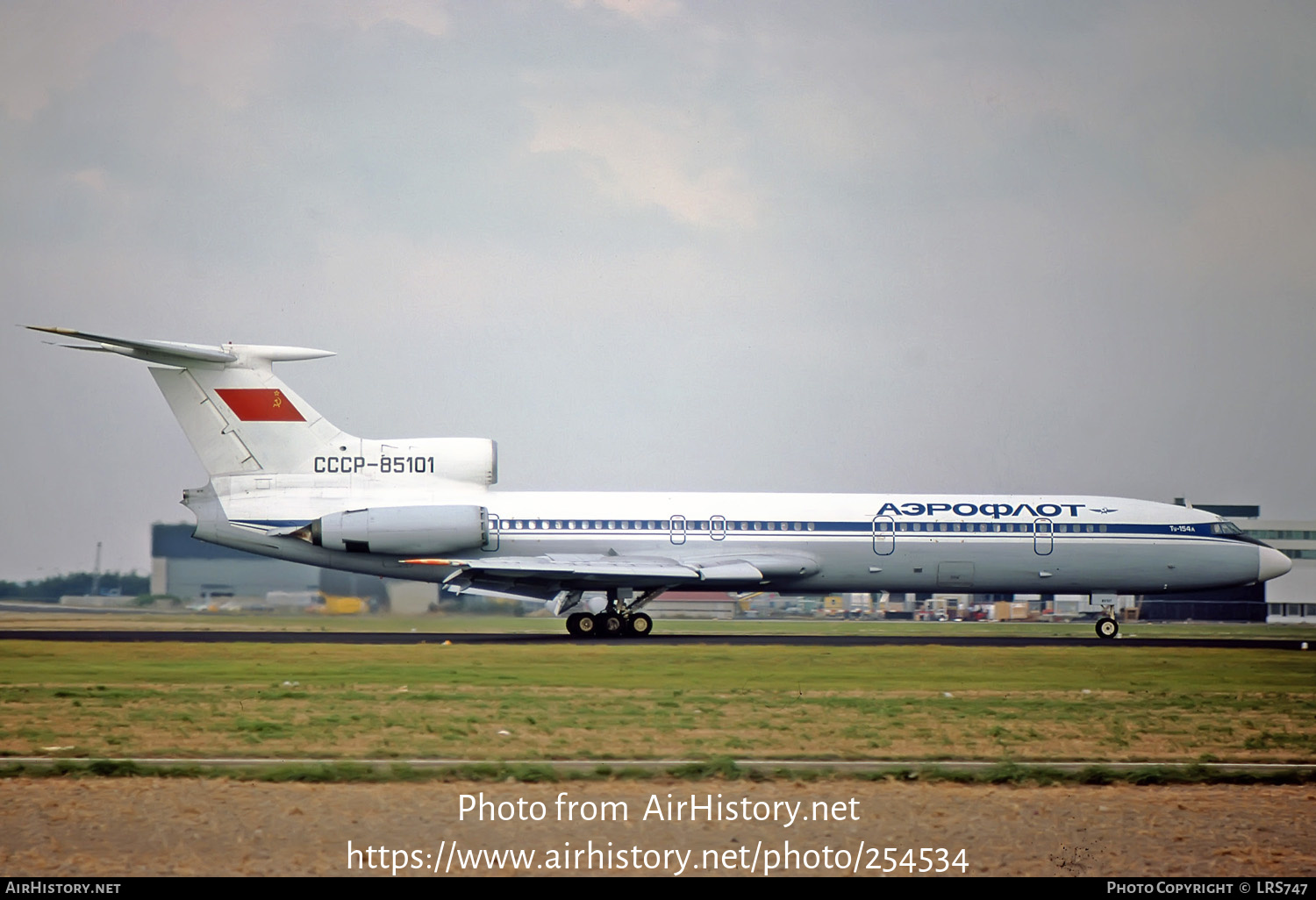 Aircraft Photo of CCCP-85101 | Tupolev Tu-154A | Aeroflot | AirHistory.net #254534