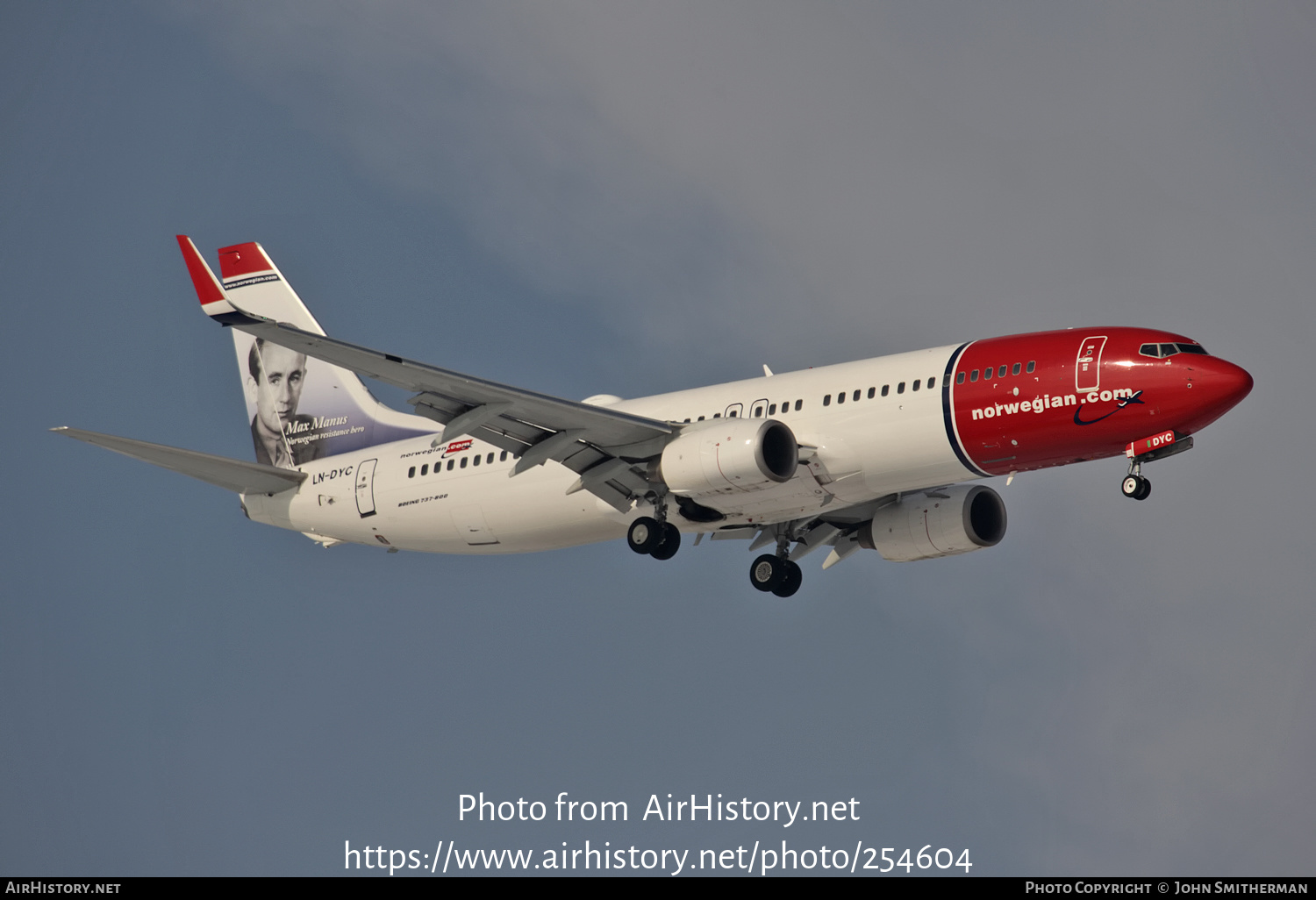 Aircraft Photo of LN-DYC | Boeing 737-8JP | Norwegian | AirHistory.net #254604