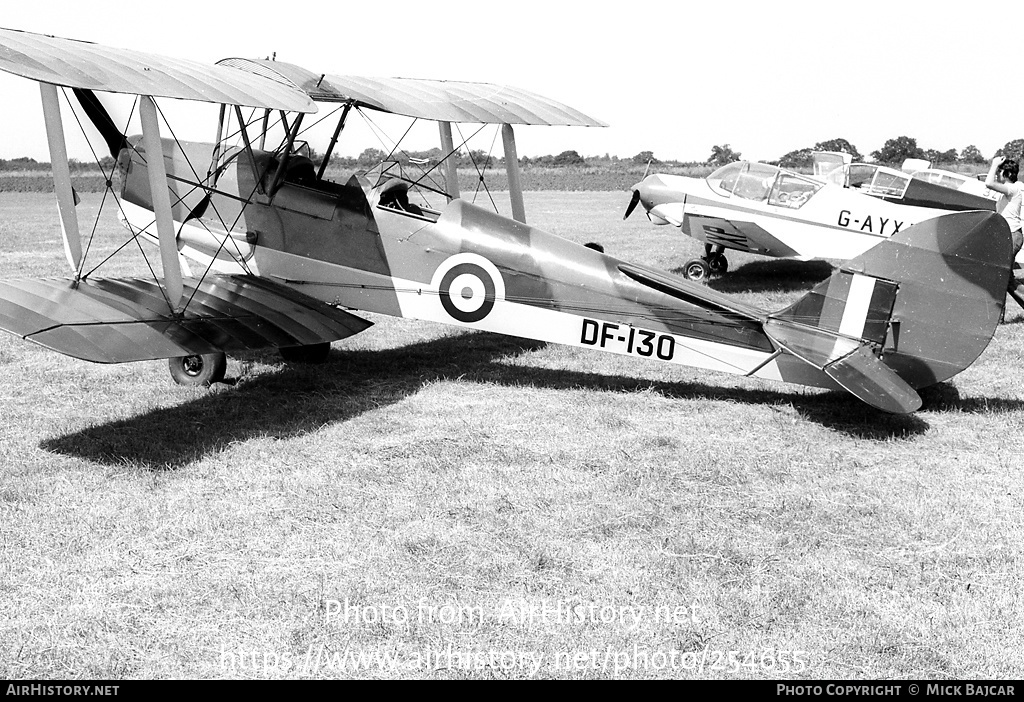 Aircraft Photo of G-BACK / DF-130 | De Havilland D.H. 82A Tiger Moth II | UK - Air Force | AirHistory.net #254655