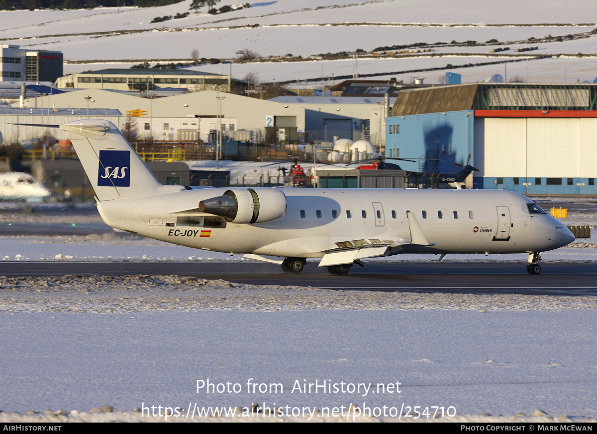 Aircraft Photo of EC-JOY | Bombardier CRJ-200ER (CL-600-2B19) | Scandinavian Airlines - SAS | AirHistory.net #254710