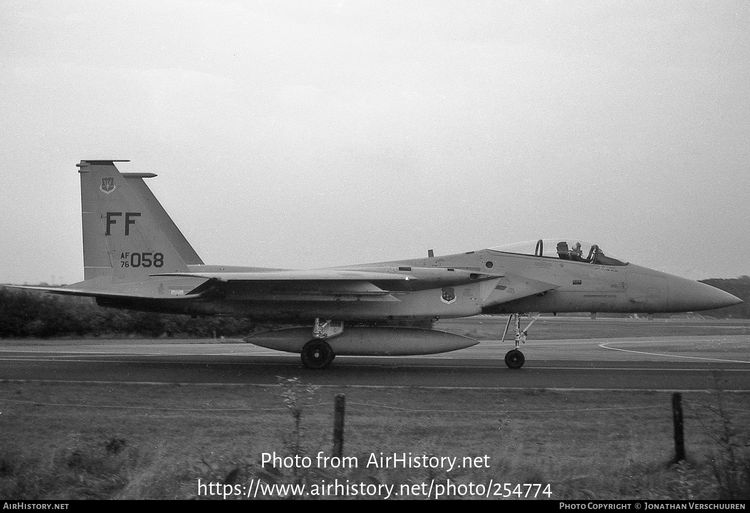 Aircraft Photo of 76-0058 / AF76-058 | McDonnell Douglas F-15A Eagle | USA - Air Force | AirHistory.net #254774