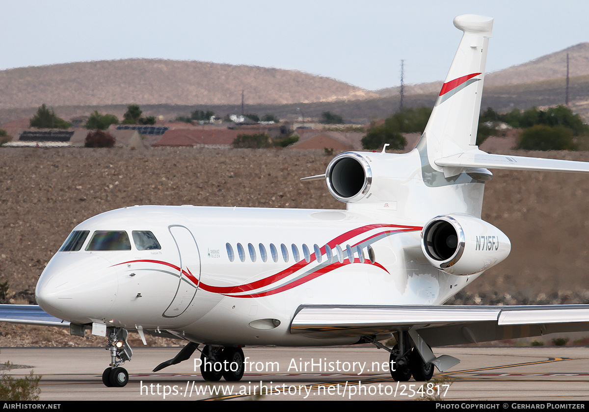 Aircraft Photo of N715FJ | Dassault Falcon 7X | AirHistory.net #254817