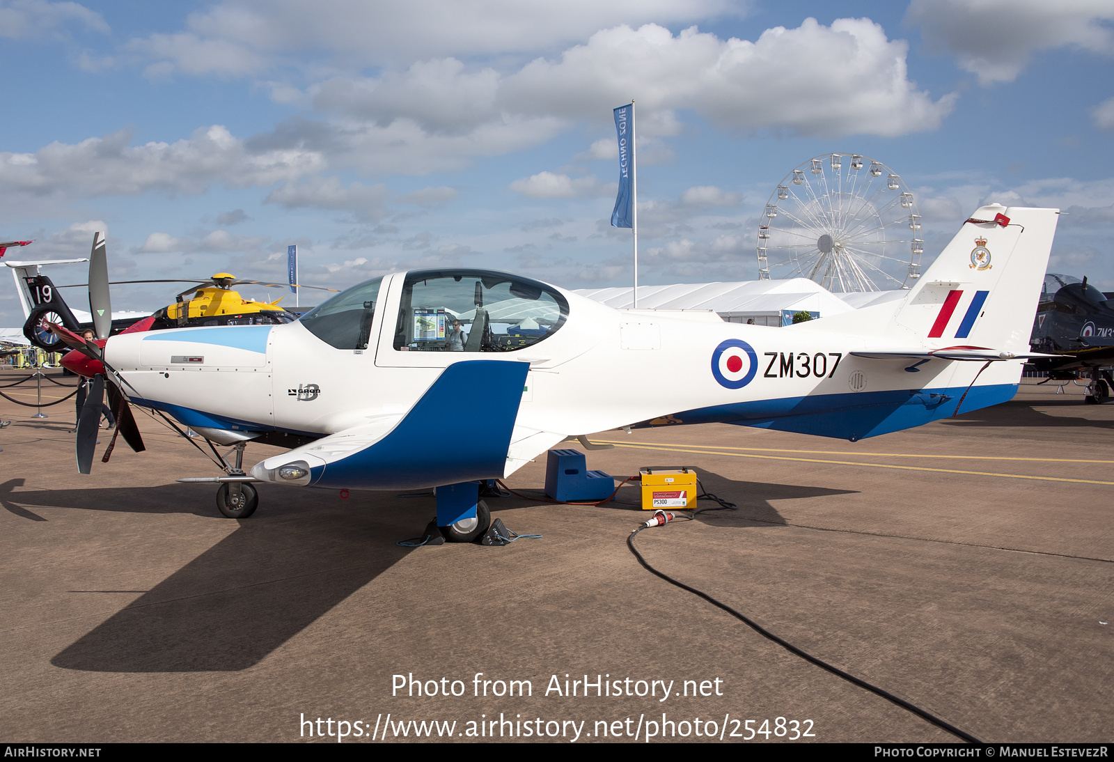 Aircraft Photo of ZM307 | Grob G-120TP Prefect T1 | UK - Air Force | AirHistory.net #254832