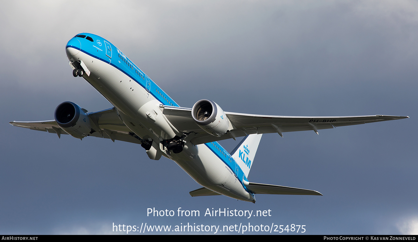 Aircraft Photo of PH-BHP | Boeing 787-9 Dreamliner | KLM - Royal Dutch ...