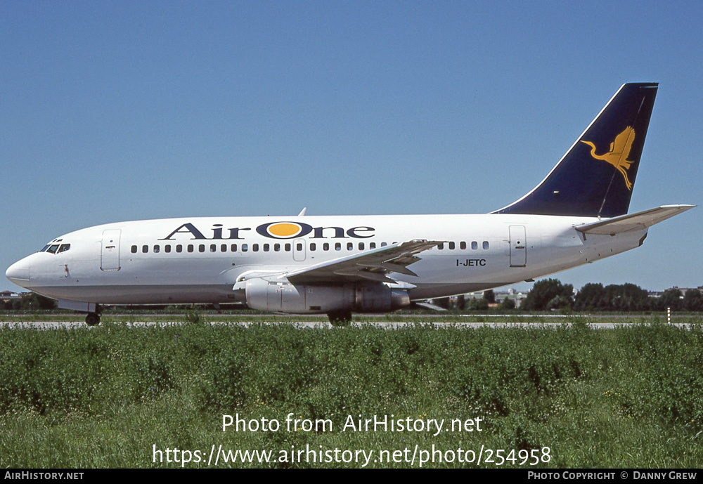 Aircraft Photo of I-JETC | Boeing 737-230/Adv | Air One | AirHistory.net #254958