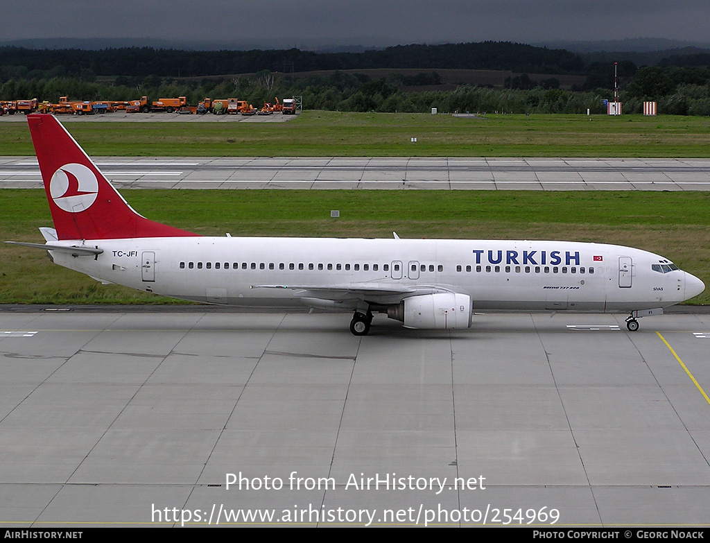 Aircraft Photo of TC-JFI | Boeing 737-8F2 | Turkish Airlines | AirHistory.net #254969