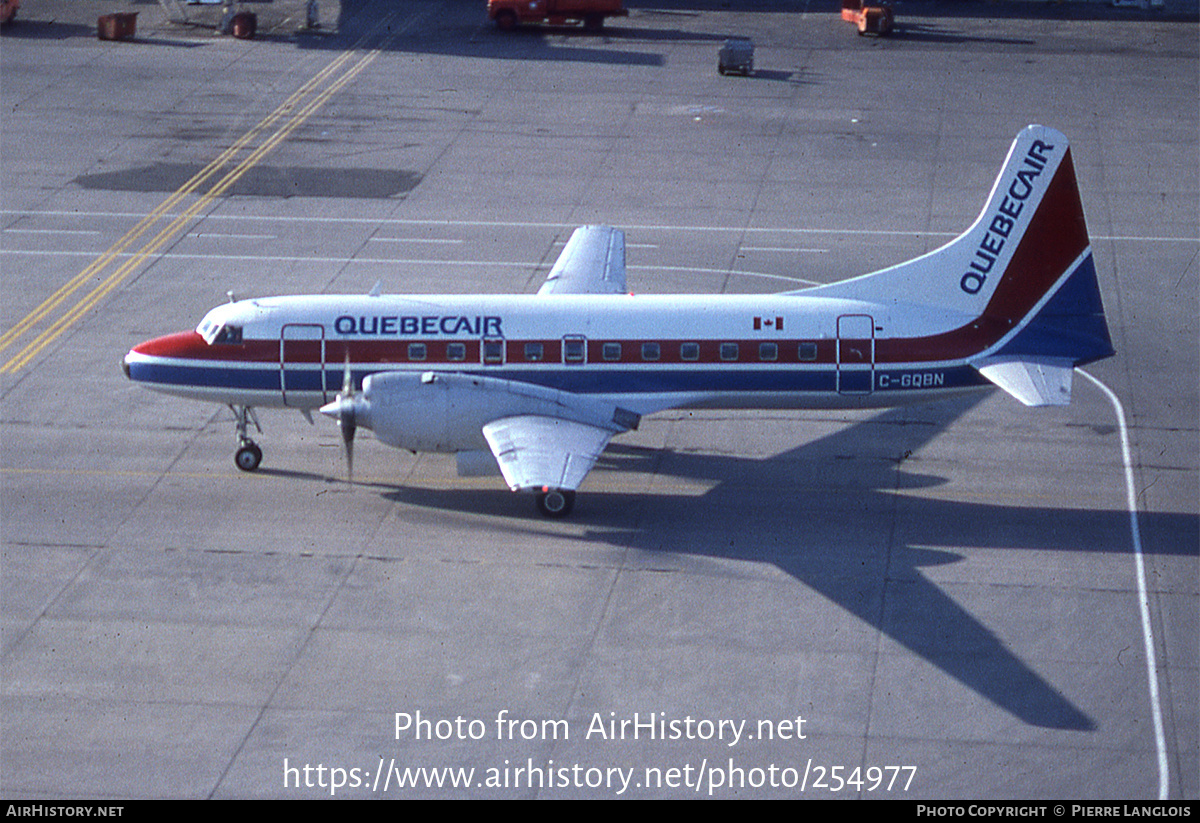 Aircraft Photo of C-GQBN | Convair 580 | Quebecair | AirHistory.net #254977