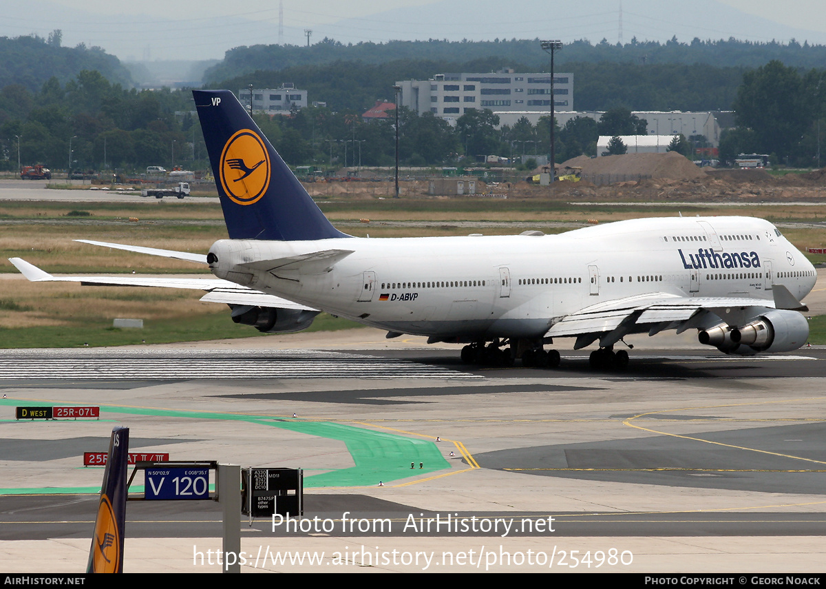 Aircraft Photo of D-ABVP | Boeing 747-430 | Lufthansa | AirHistory.net #254980