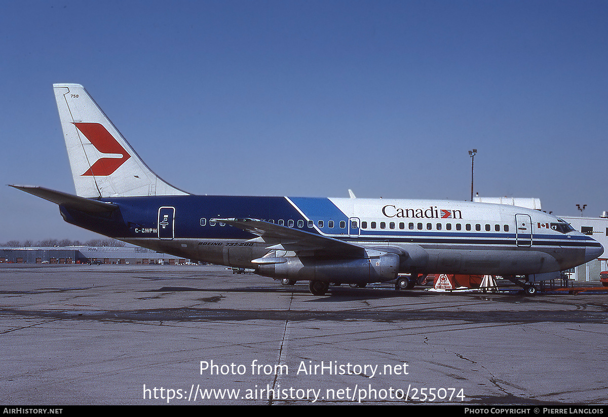 Aircraft Photo of C-GMPW | Boeing 737-275/Adv | Canadian Airlines | AirHistory.net #255074