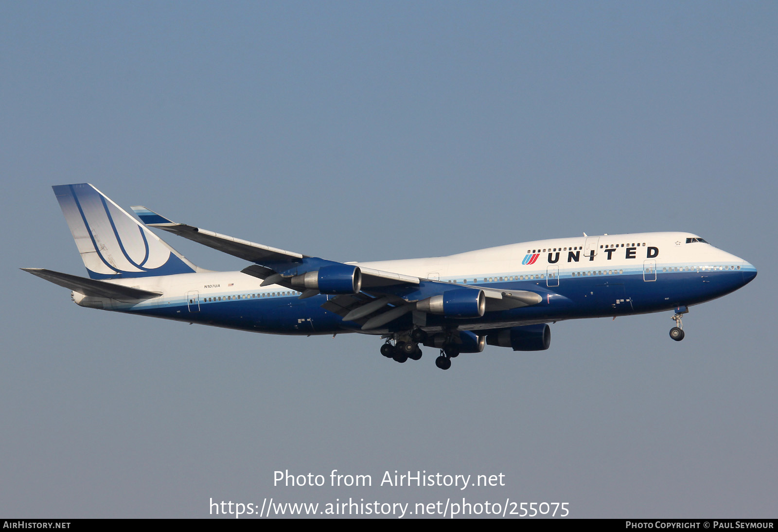 Aircraft Photo of N107UA | Boeing 747-422 | United Airlines | AirHistory.net #255075