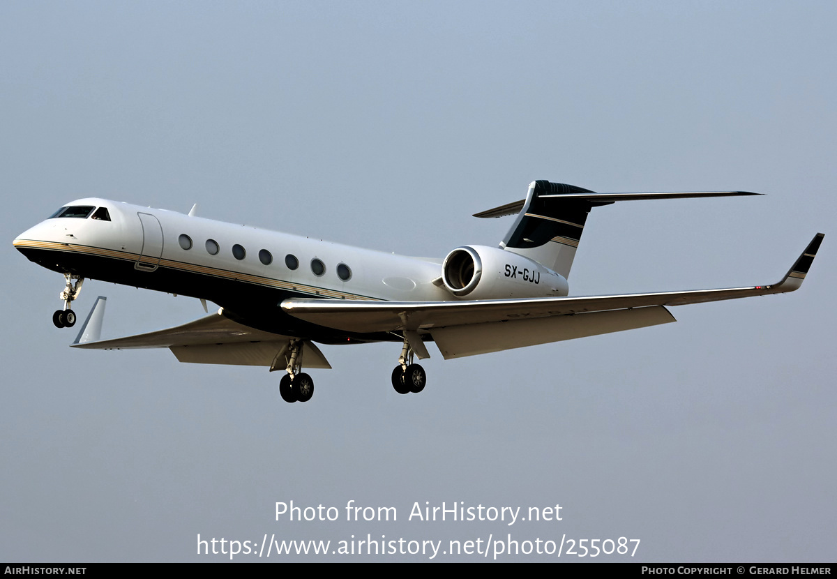 Aircraft Photo of SX-GJJ | Gulfstream Aerospace G-V-SP Gulfstream G550 | AirHistory.net #255087