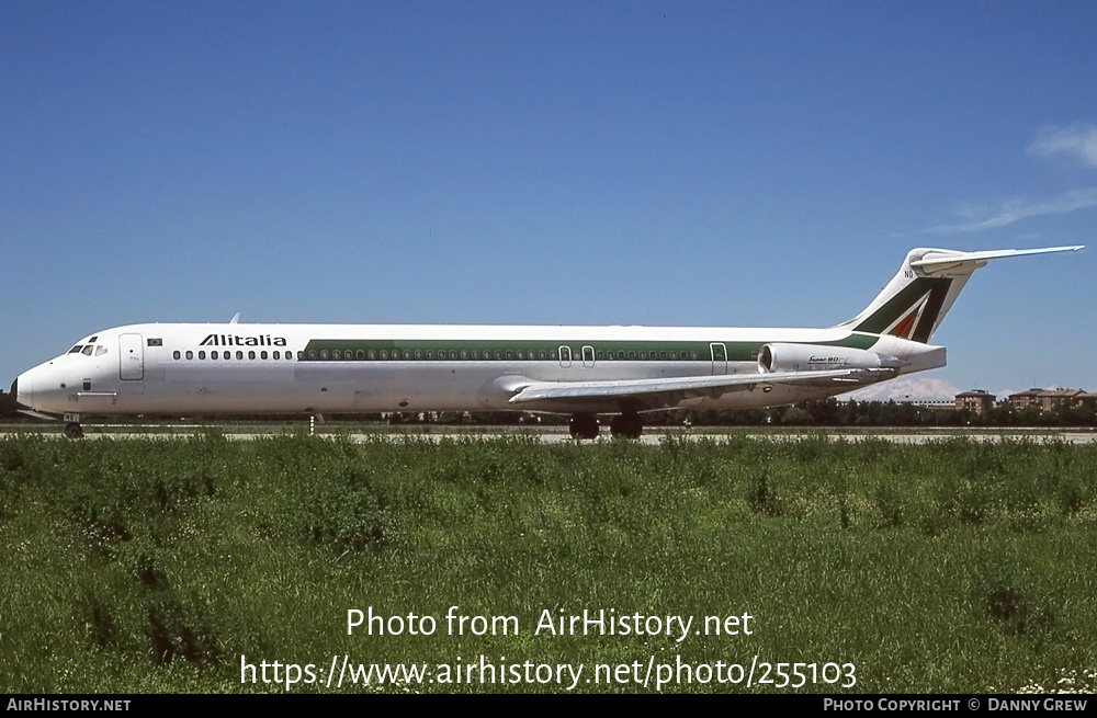 Aircraft Photo of I-DANQ | McDonnell Douglas MD-82 (DC-9-82) | Alitalia | AirHistory.net #255103