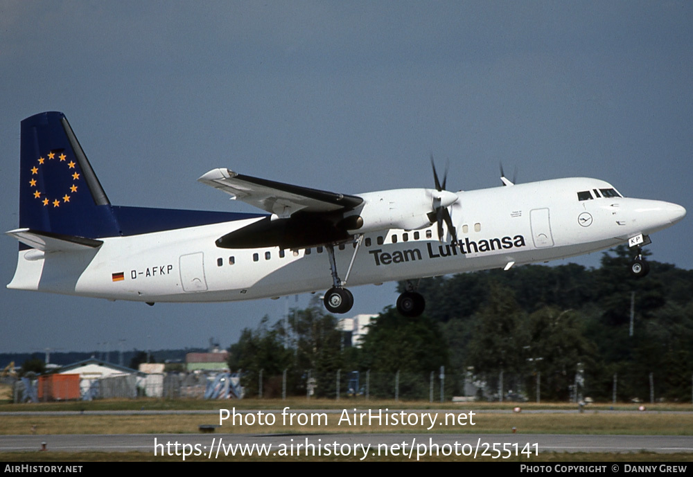 Aircraft Photo of D-AFKP | Fokker 50 | Team Lufthansa | AirHistory.net #255141