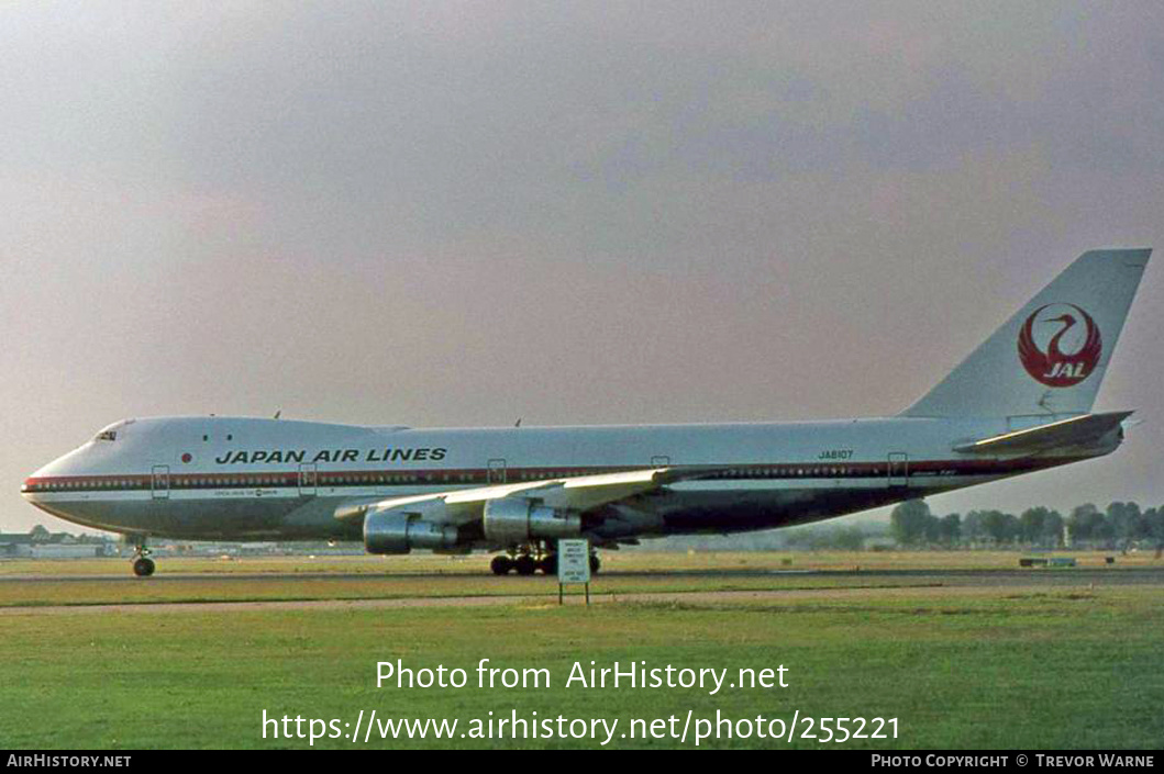 Aircraft Photo of JA8107 | Boeing 747-146(SF) | Japan Air Lines 