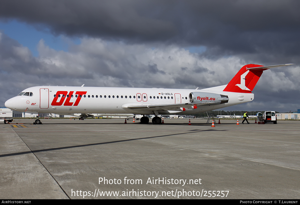 Aircraft Photo of D-AOLG | Fokker 100 (F28-0100) | OLT - Ostfriesische Lufttransport | AirHistory.net #255257