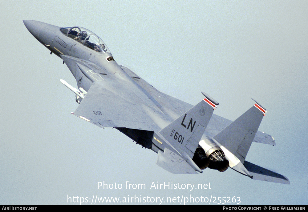 Aircraft Photo of 91-0601 / AF91-601 | McDonnell Douglas F-15E Strike Eagle | USA - Air Force | AirHistory.net #255263