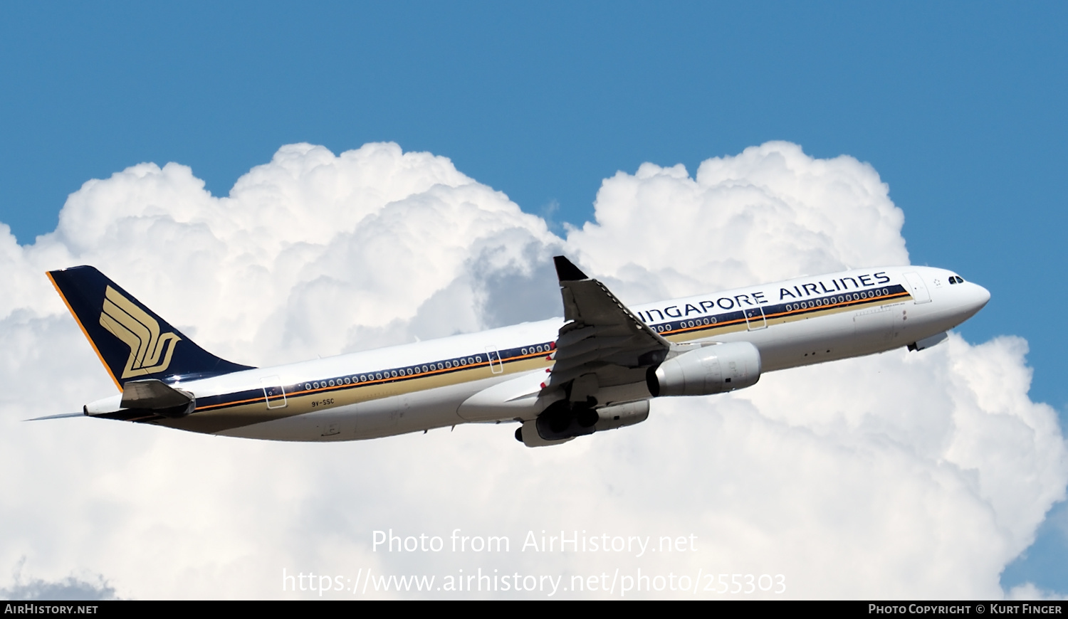 Aircraft Photo of 9V-SSC | Airbus A330-343 | Singapore Airlines | AirHistory.net #255303