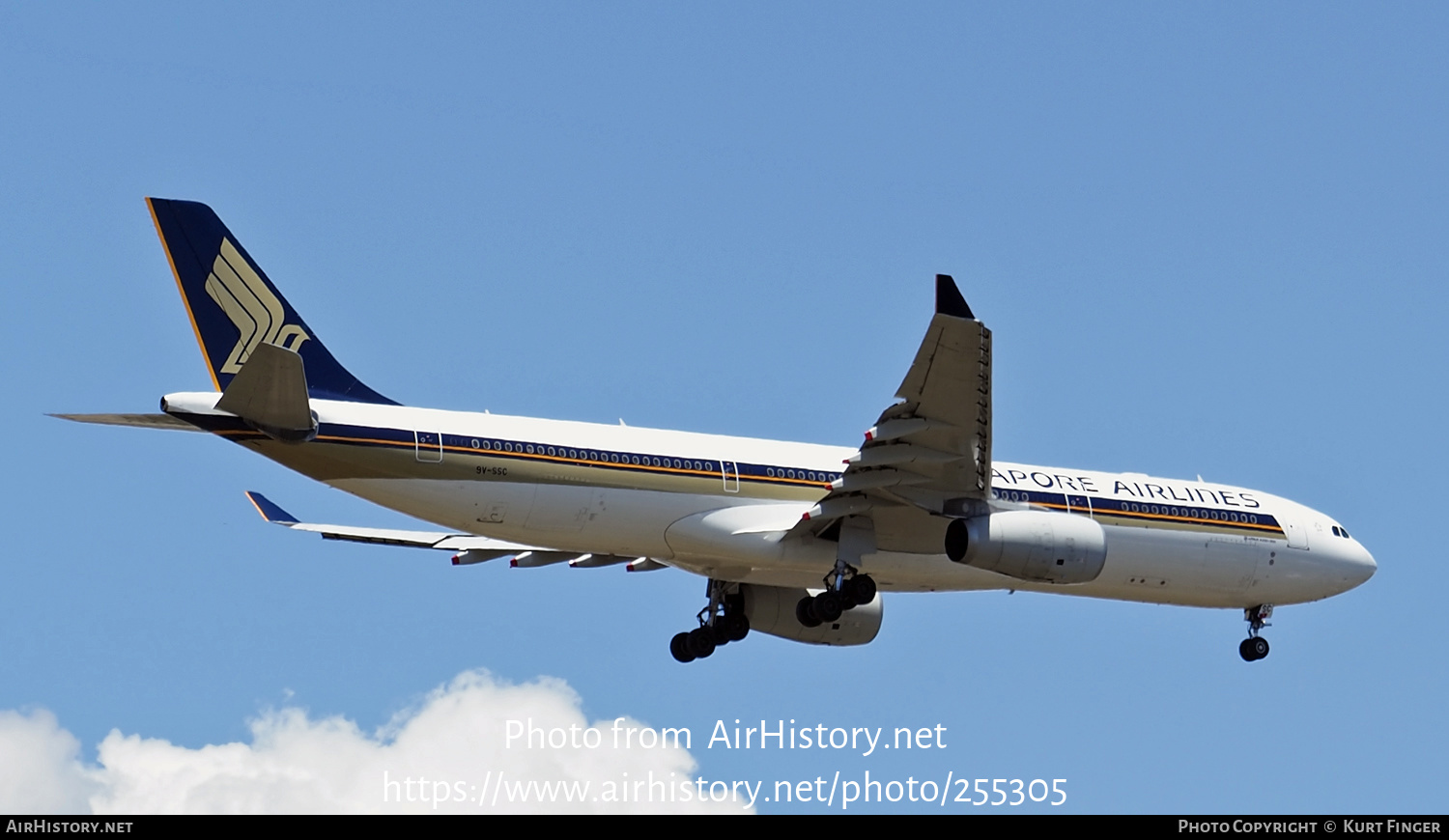 Aircraft Photo of 9V-SSC | Airbus A330-343 | Singapore Airlines | AirHistory.net #255305