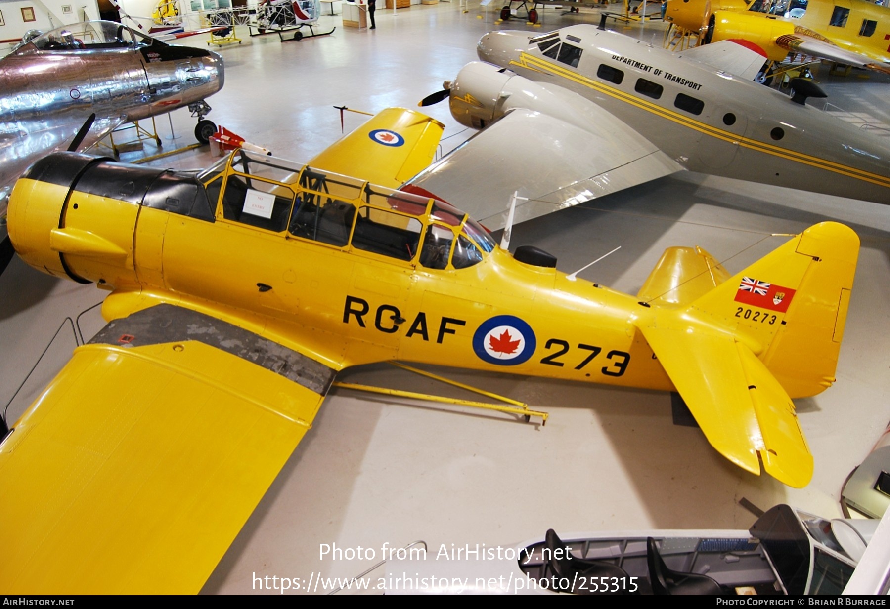 Aircraft Photo of 20273 / C-FRUJ | North American Harvard Mk4 | Canada - Air Force | AirHistory.net #255315