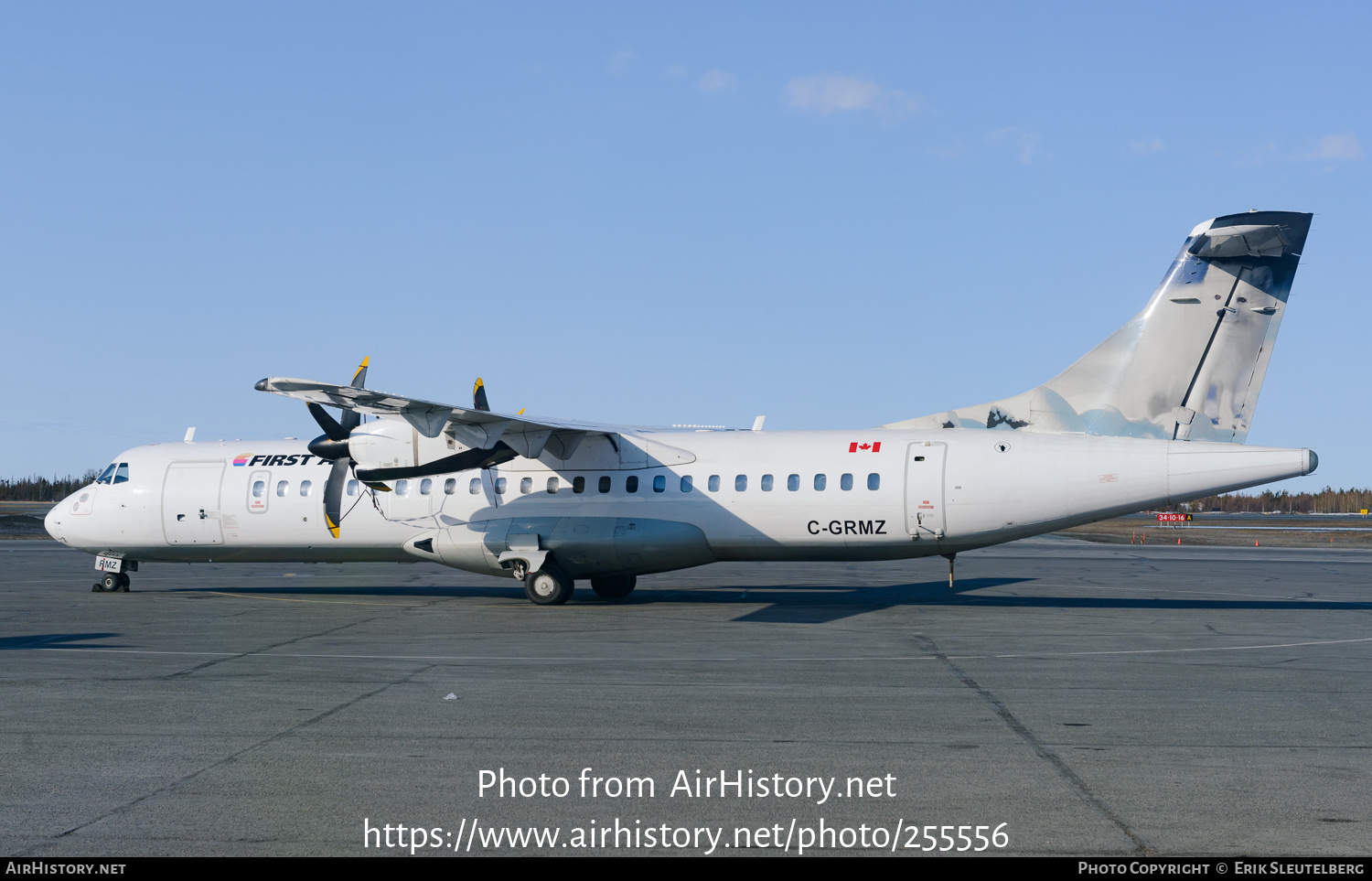 Aircraft Photo of C-GRMZ | ATR ATR-72-212/F | First Air | AirHistory.net #255556