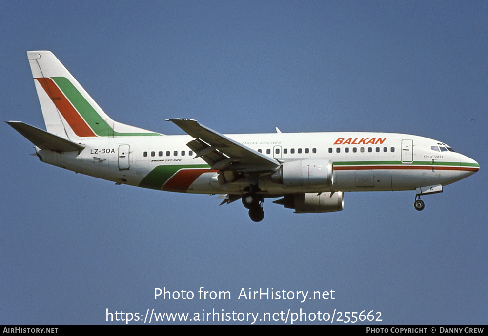 Aircraft Photo of LZ-BOA | Boeing 737-53A | Balkan - Bulgarian Airlines | AirHistory.net #255662