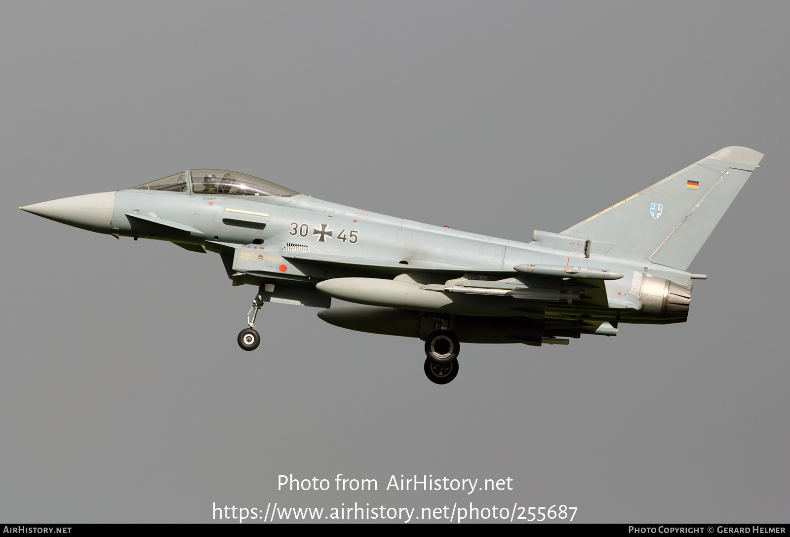 Aircraft Photo of 3045 | Eurofighter EF-2000 Typhoon | Germany - Air Force | AirHistory.net #255687