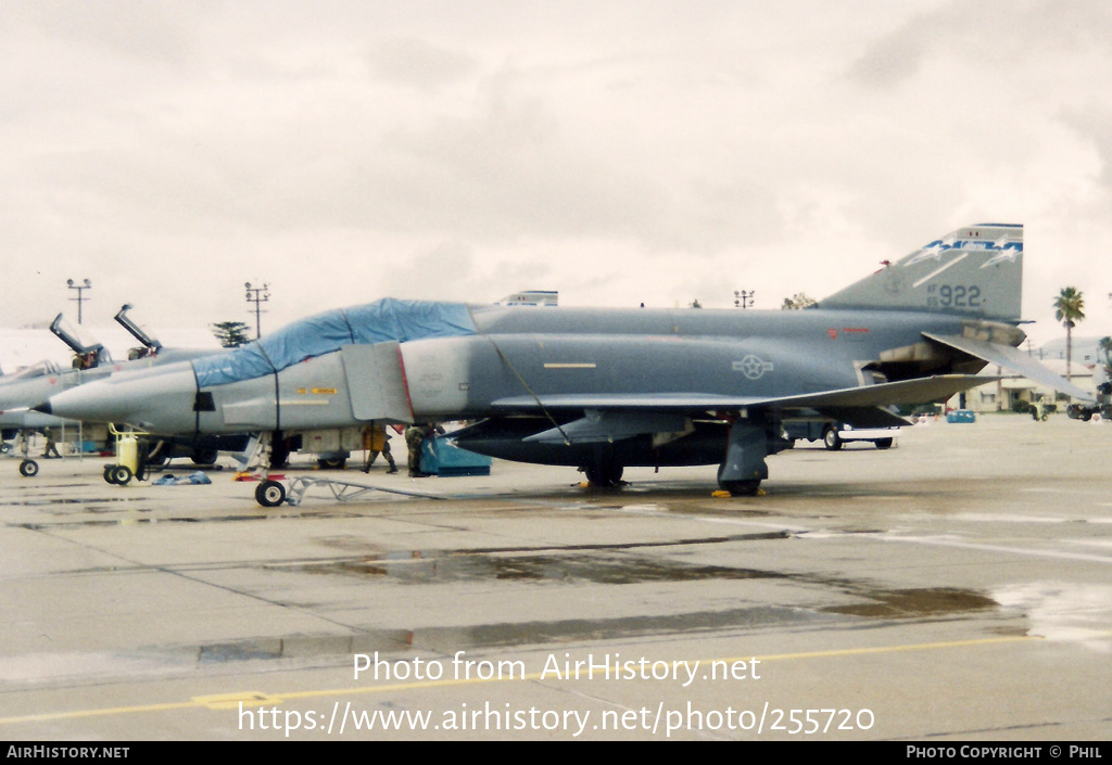 Aircraft Photo of 65-0922 / AF65-922 | McDonnell Douglas RF-4C Phantom II | USA - Air Force | AirHistory.net #255720