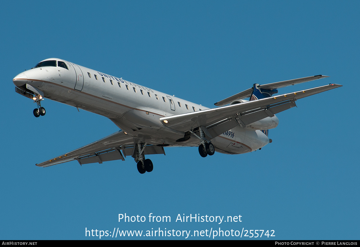 Aircraft Photo of N14916 | Embraer ERJ-145LR (EMB-145LR) | Continental Express | AirHistory.net #255742