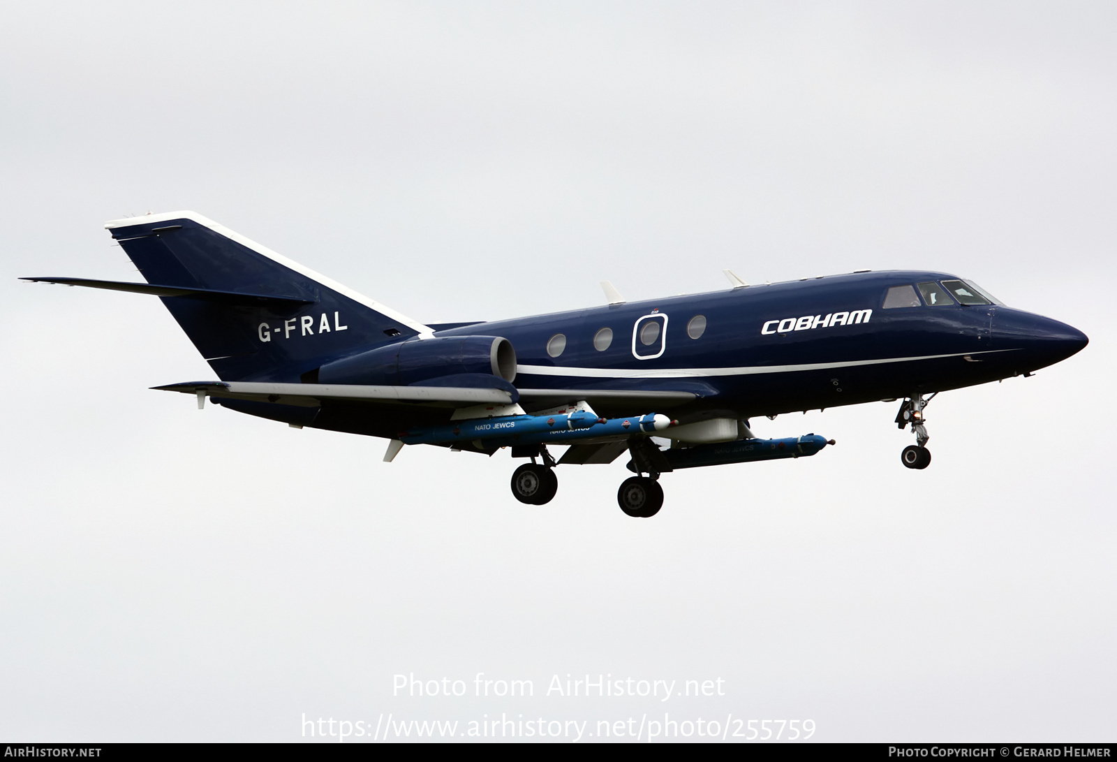 Aircraft Photo of G-FRAL | Dassault Falcon 20DC | Cobham Aviation Services | AirHistory.net #255759