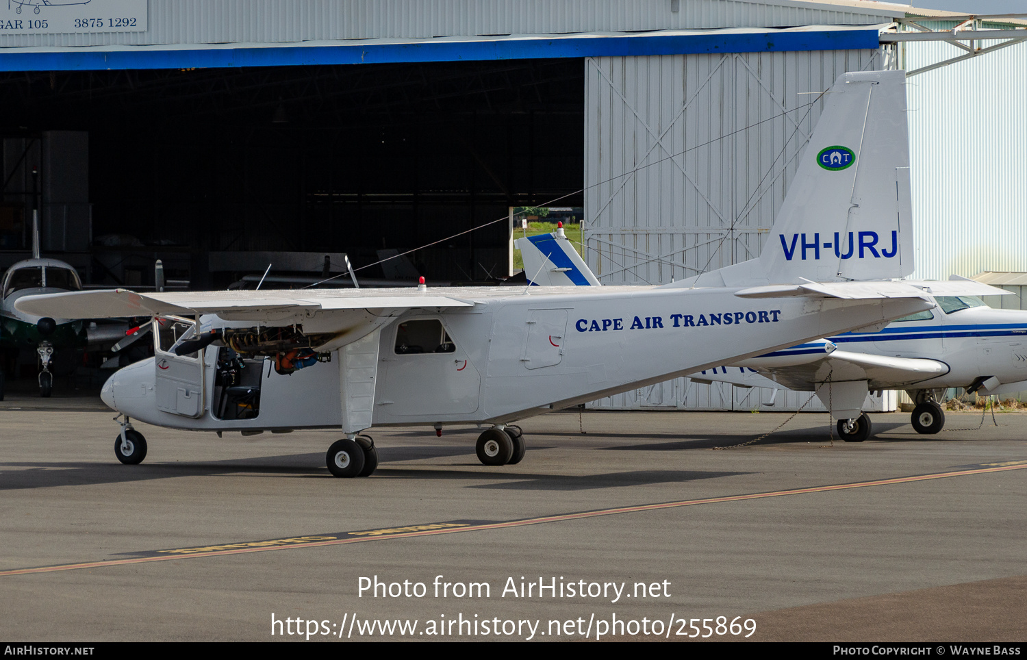 Aircraft Photo of VH-URJ | Britten-Norman BN-2A-21 Islander | Cape Air | AirHistory.net #255869