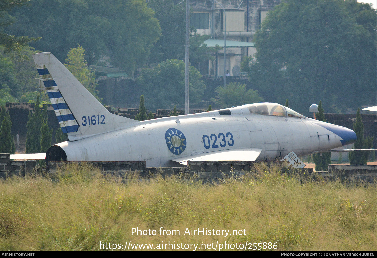 Aircraft Photo of 0233 / 31612 | North American F-100A Super Sabre | Taiwan - Air Force | AirHistory.net #255886