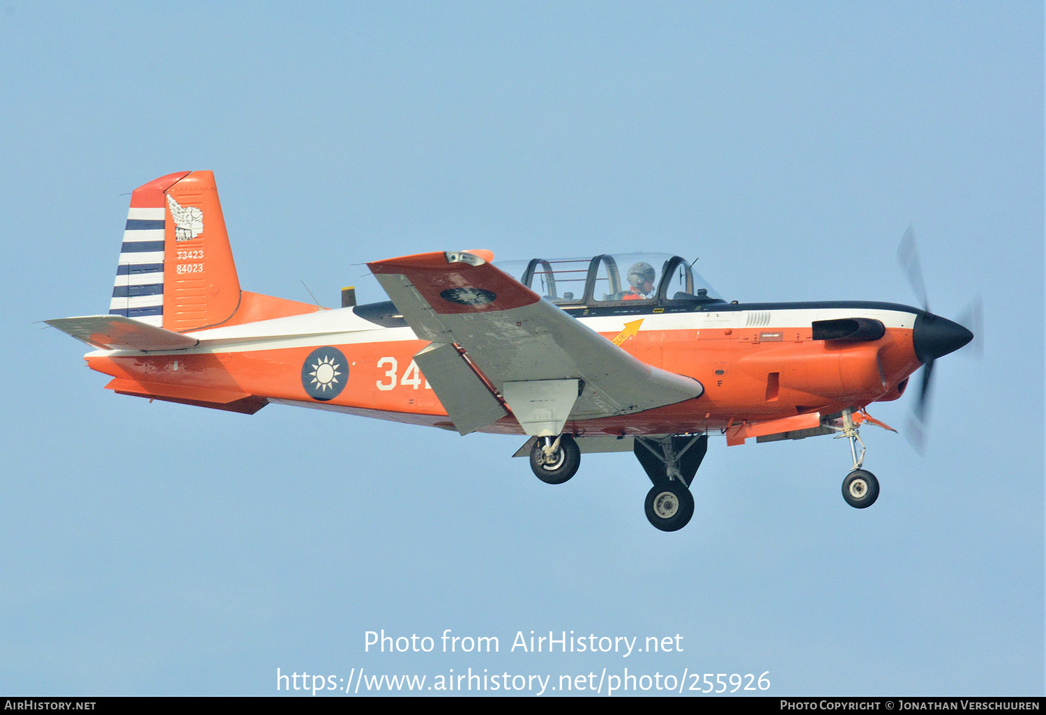 Aircraft Photo of T-3423 / 3423 | Beech T-34C-1 Turbo Mentor | Taiwan - Air Force | AirHistory.net #255926