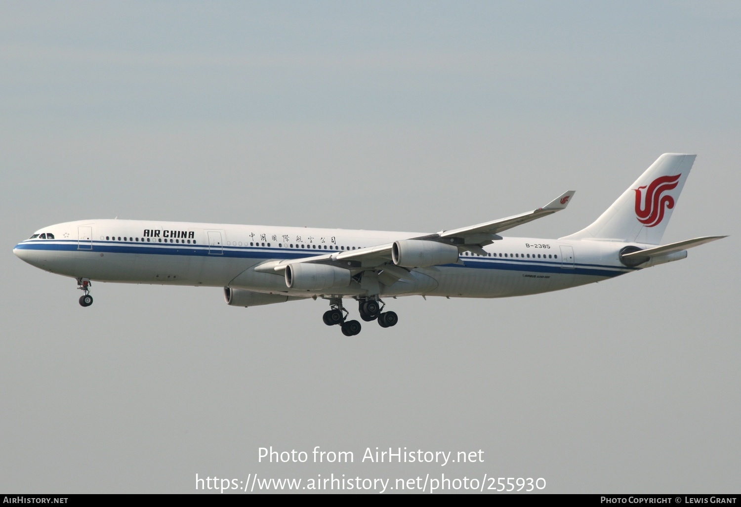 Aircraft Photo of B-2385 | Airbus A340-313X | Air China | AirHistory.net #255930