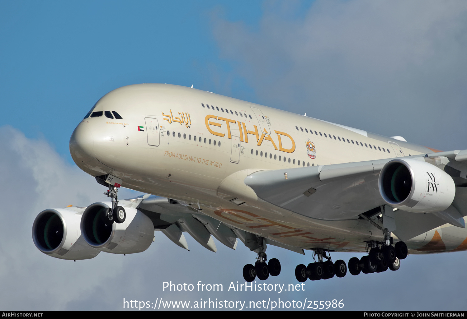 Aircraft Photo of A6-APF | Airbus A380-861 | Etihad Airways ...