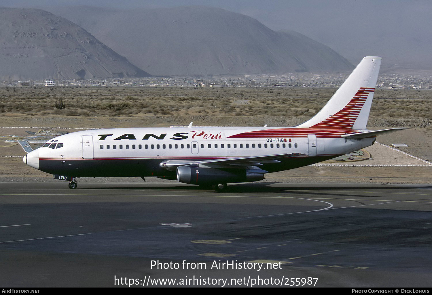 Aircraft Photo of OB-1718 | Boeing 737-248 | TANS Perú - Transportes Aéreos Nacionales de Selva | AirHistory.net #255987