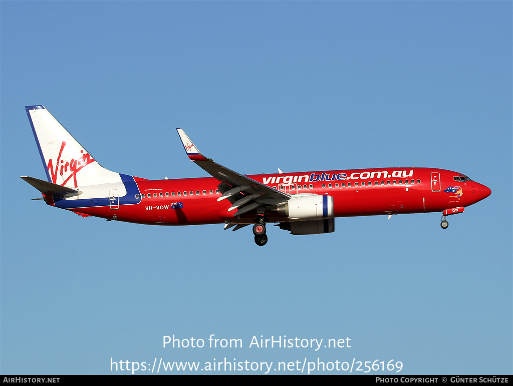 Aircraft Photo of VH-VOW | Boeing 737-8Q8 | Virgin Blue Airlines | AirHistory.net #256169