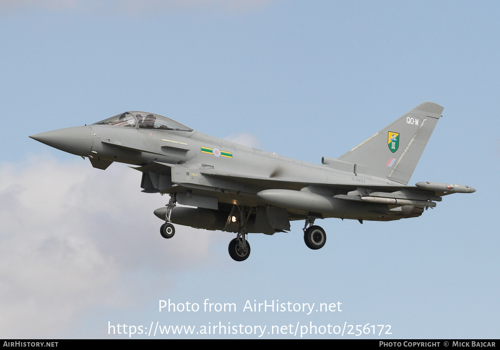 Aircraft Photo of ZJ937 | Eurofighter EF-2000 Typhoon F2 | UK - Air Force | AirHistory.net #256172