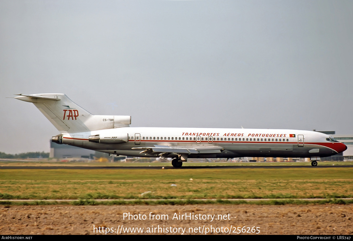 Aircraft Photo of CS-TBR | Boeing 727-282/Adv | TAP - Transportes Aéreos Portugueses | AirHistory.net #256265