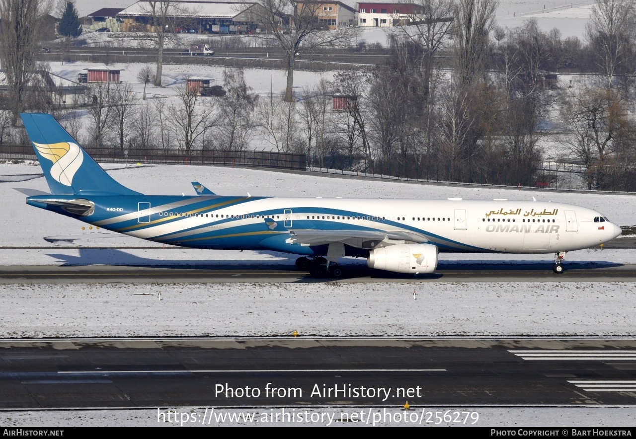 Aircraft Photo of A4O-DD | Airbus A330-343 | Oman Air | AirHistory.net #256279