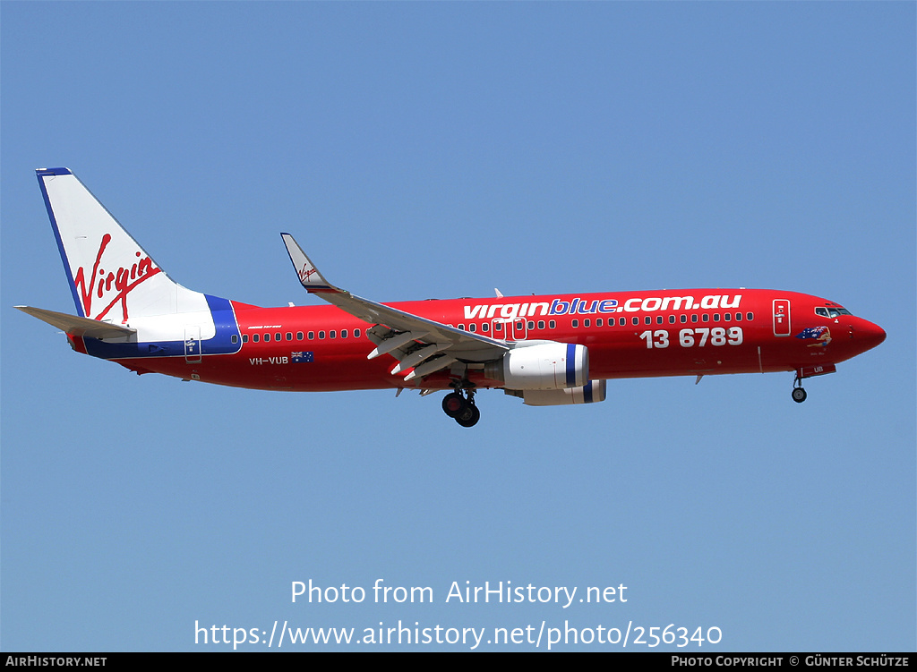 Aircraft Photo of VH-VUB | Boeing 737-8FE | Virgin Blue Airlines | AirHistory.net #256340