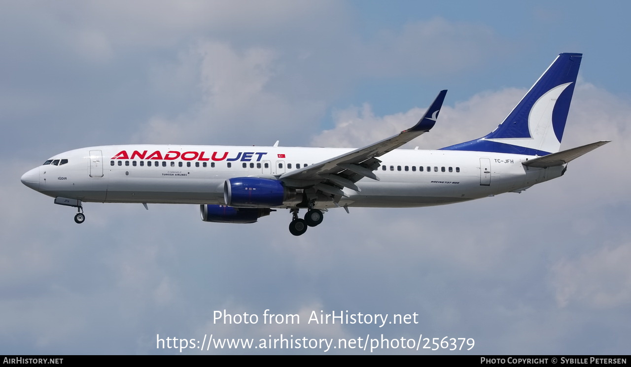 Aircraft Photo of TC-JFH | Boeing 737-8F2 | AnadoluJet | AirHistory.net #256379