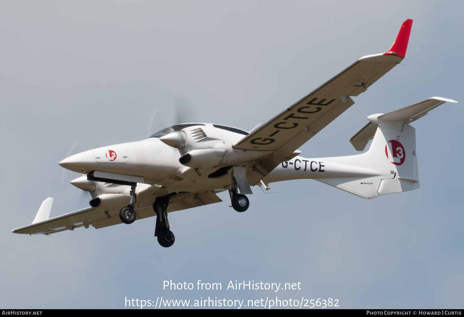 Aircraft Photo of G-CTCE | Diamond DA42 Twin Star | L3 Airline Academy | AirHistory.net #256382