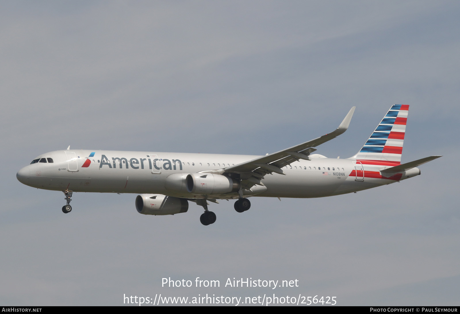 Aircraft Photo of N108NN | Airbus A321-231 | American Airlines | AirHistory.net #256425