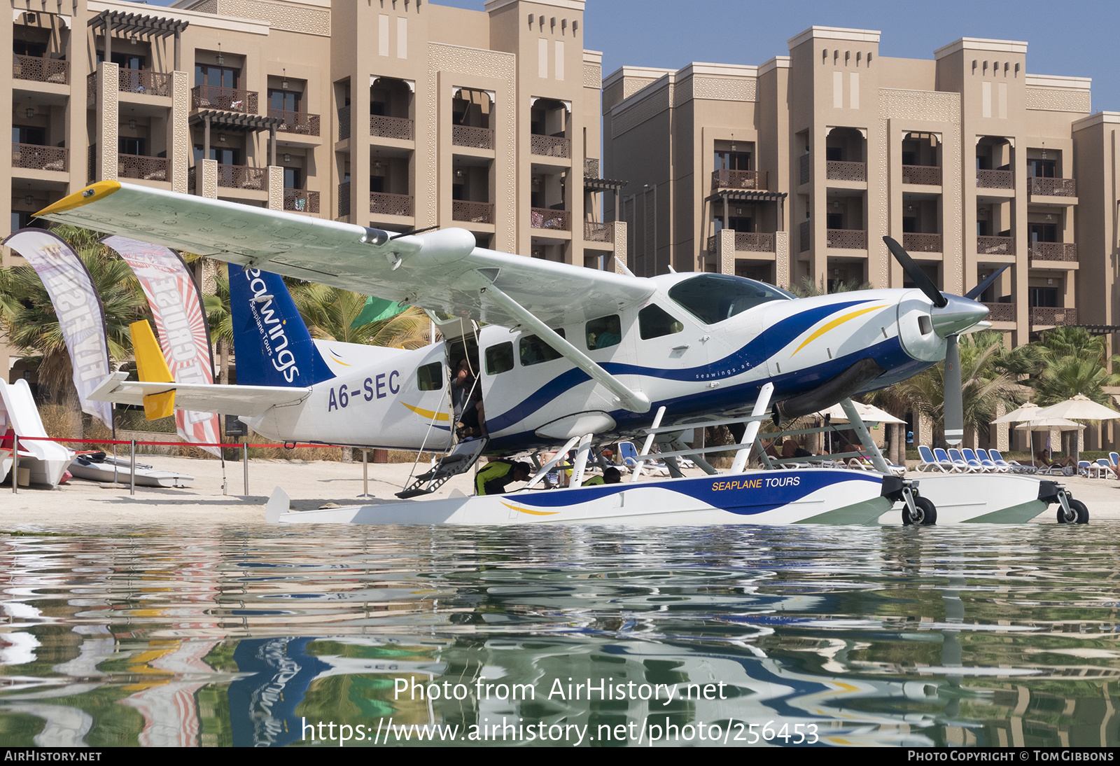 Aircraft Photo of A6-SEC | Cessna 208 Caravan I | Seawings Seaplane Tours | AirHistory.net #256453